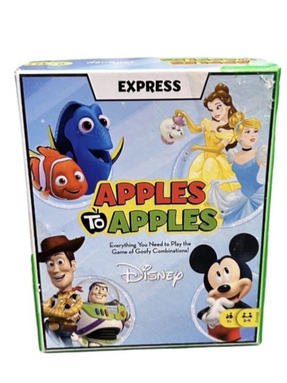 NEW Apples to Apples Express Mattel Card Game Disney Edition Sealed